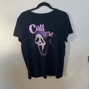 Hot topic Ghost face call me T-shirt